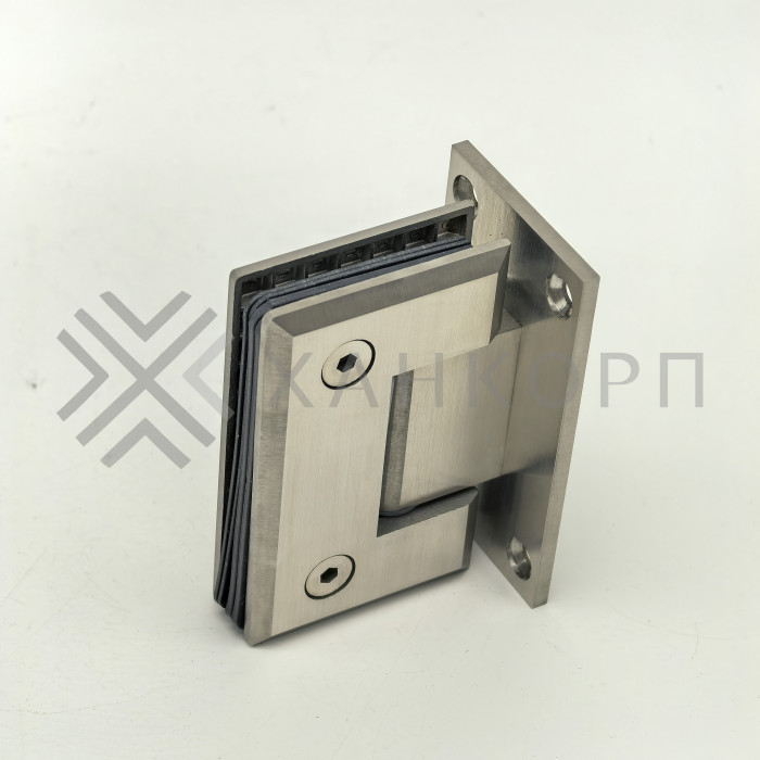 Петля Бета β FDP-21 стена-стекло центральное крепление, нержавейка/матовый