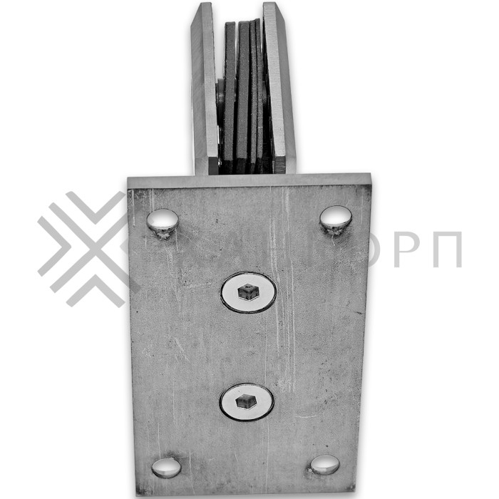 Петля Бета β FDP-21 стена-стекло центральное крепление, нержавейка/матовый