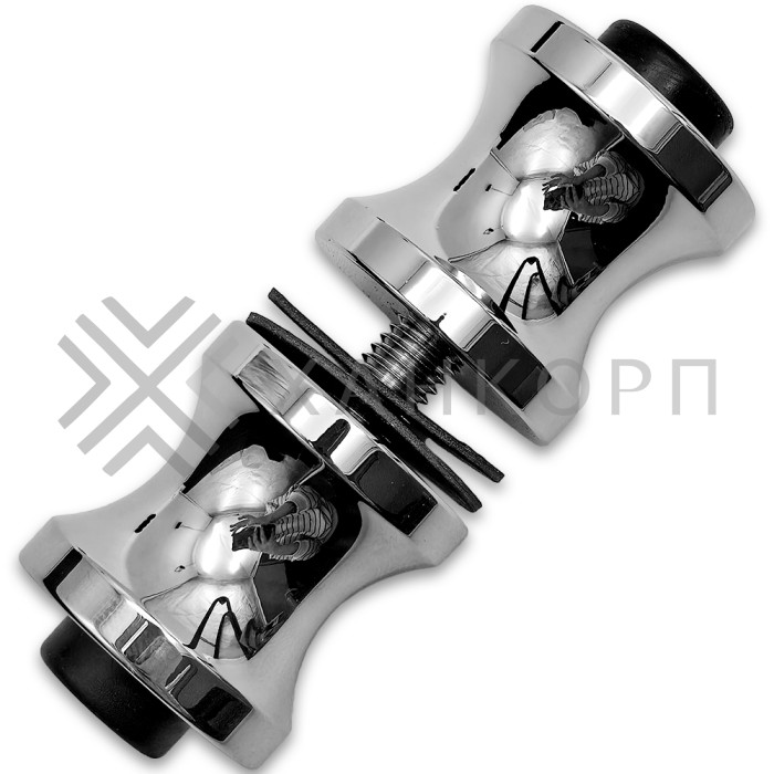 Ручка кноб FDR-65, алюминий/хром