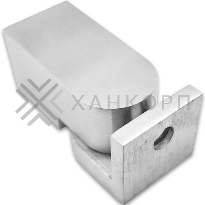 Крепление FDC-51 трубы 15х15 к стене 0°-180°, нержавейка/матовый