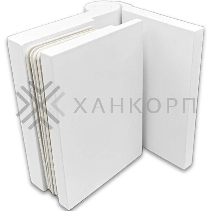 Петля Майя FDP-170 стена-стекло 90˚ открывание наружу, латунь/белый