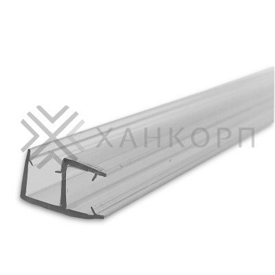 Уплотнитель угловой 90° для стекла 8 мм прозрачный 2.5 м под стекло 8 мм FDPP-119.8