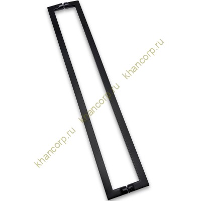 Ручка скоба FDR-703, 10х20х650 мм, нержавейка/черный