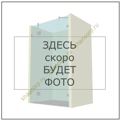 Петля Афродита FDP-231 стена-стекло с центральным креплением, с крышками, латунь/бронза