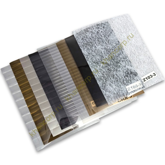 Набор образцов декоративной плёнки, 9 штук