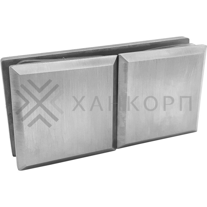 Коннектор Бета β FDK-26 стекло-стекло 180˚ нержавейка/матовый