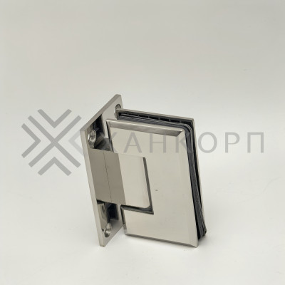 Петля Бета FDP-21 стена-стекло с центральным креплением, нержавейка/полированный