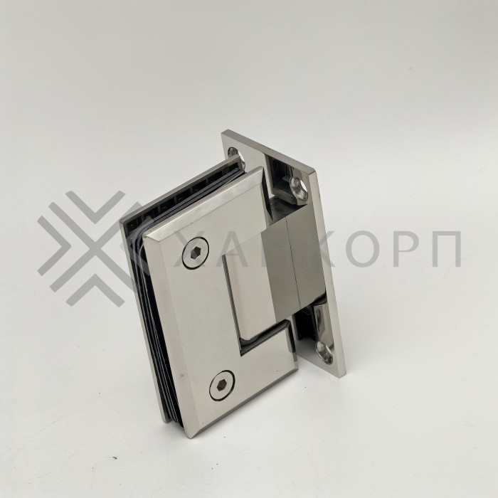 Петля Бета FDP-21 стена-стекло с центральным креплением, нержавейка/полированный