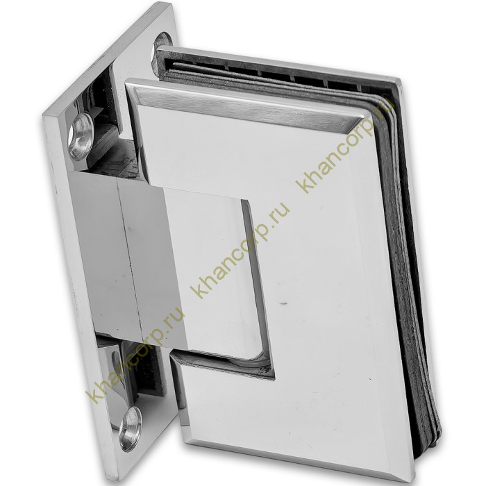 Петля Бета FDP-21 стена-стекло с центральным креплением, нержавейка/полированный