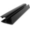 Уплотнитель FDPP-119.8 угловой 90° для стекла 8 мм черный 2.5 м, ПВХ/черный
