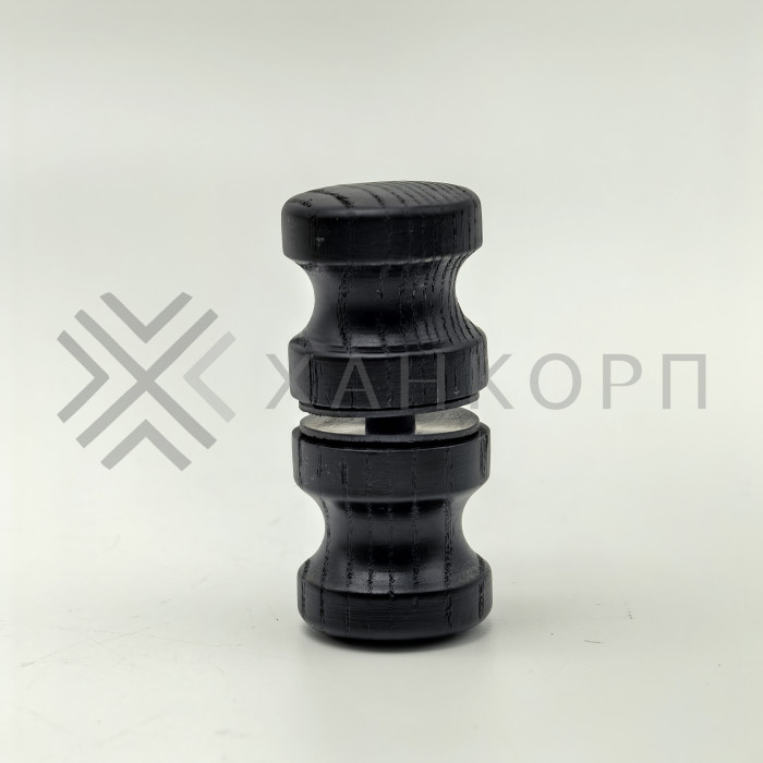 Ручка кноб FDR-46 для саун, ясень/черный