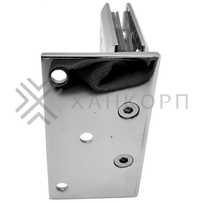 Петля Бета β FDP-20 стена-стекло с боковым креплением, цинк/хром