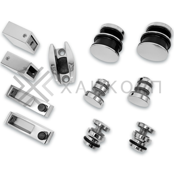 Раздвижная система Альфа α FDS-6 без ручки, нержавейка/полированный