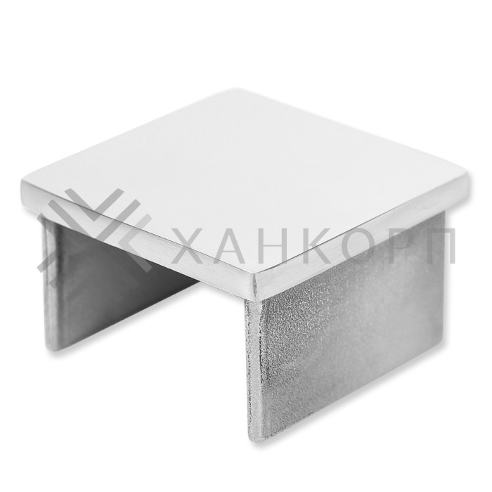 Заглушка FOP-201 для поручня на стекло 40х40, нержавейка/полированный