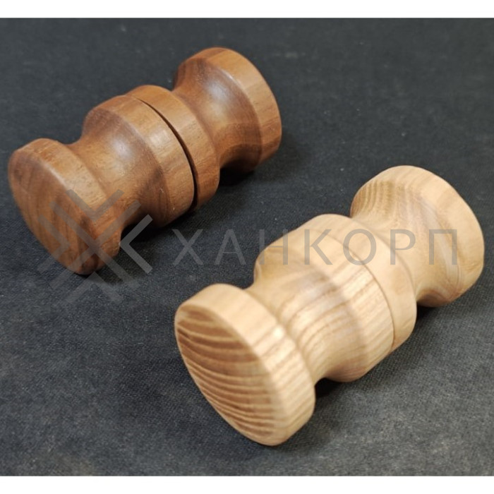 Ручка кноб FDR-46 для саун, ясень/бесцветный