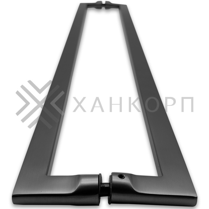 Ручка скоба FDR-703, 10х20х650 мм, нержавейка/оружейная сталь