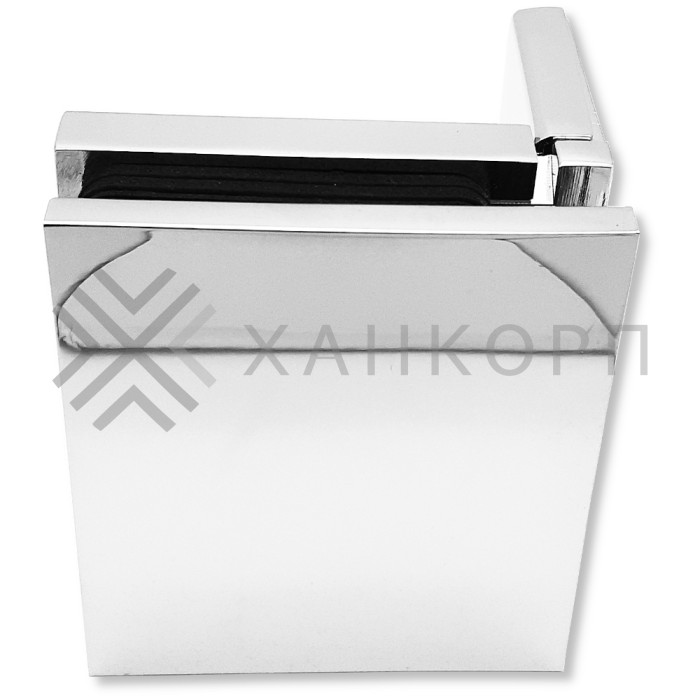 Коннектор Пегас FDK-105, 56х50 мм стена-стекло 90° латунь/хром