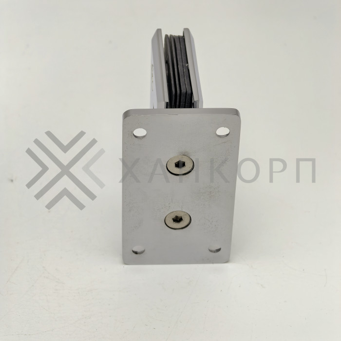 Петля Бета β FDP-21 стена-стекло центральное крепление, латунь/хром