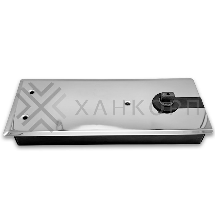 Напольный доводчик FKD-03 для стеклянных дверей, нагрузка от 100 до 120 кг, нержавейка/полированный