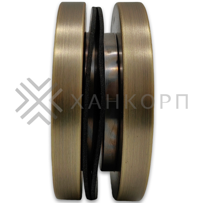 Ручка купе FDR-13, нержавейка/бронза