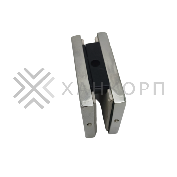 Коннектор FKF-30.1 стена-стекло 72x54мм, нержавейка/полированный