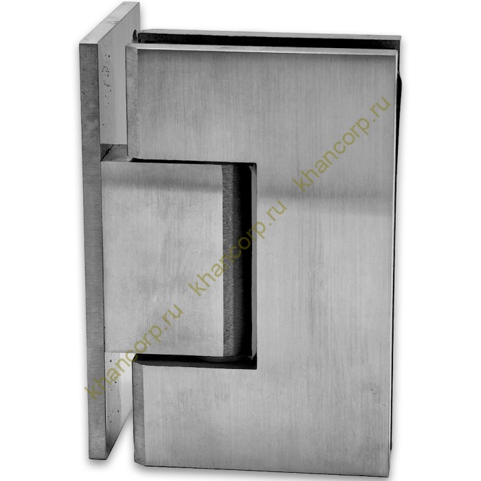 Петля Альфа α FDP-10 стена-стекло с боковым креплением, нержавейка/матовый