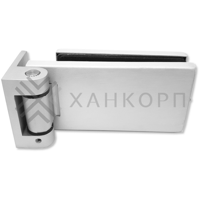 Петля FMP-12 для межкомнатной двери из стекла на коробку, алюминий/анодированный