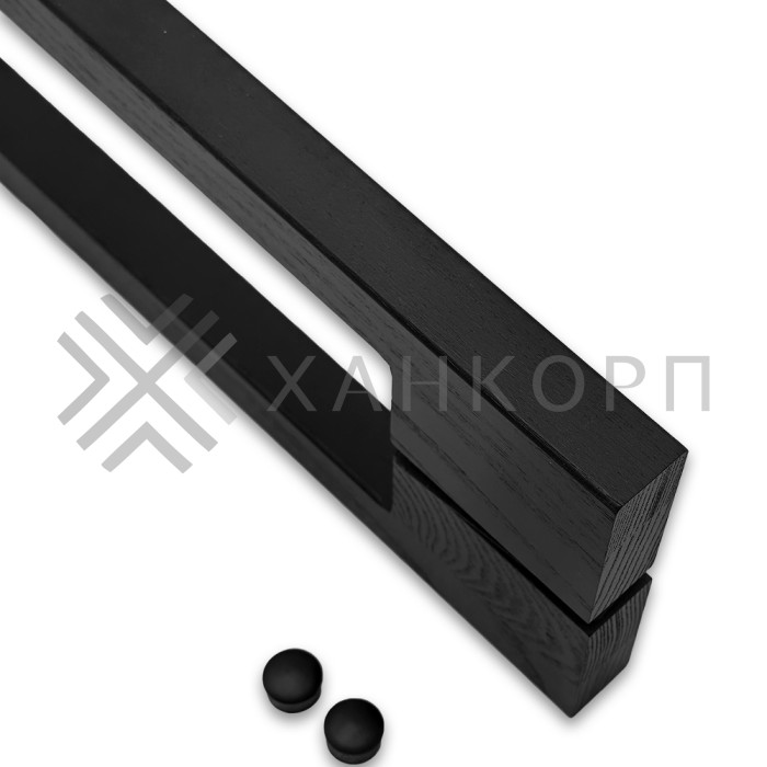 Ручка для сауны FDR-173, 20х20х600 мм, ясень/черный