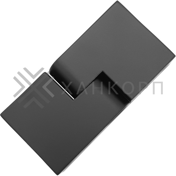 Соединитель FDC-37 трубы 30х10 вертикальный 90°-180°, нержавейка/черный