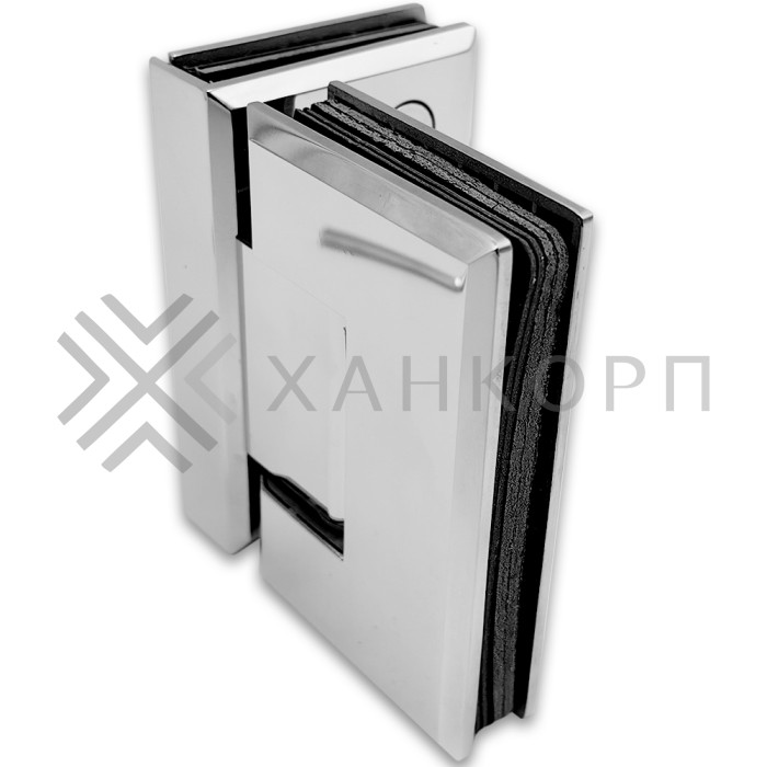 Петля Бета β FDP-23 стекло-стекло 90˚, цинк/хром