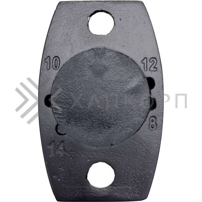 Нижняя направляющая FDS-34, нержавейка/черный