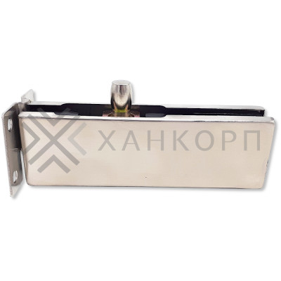 Фитинг на фрамугу, FKF-24 с осью и монтажной пластиной, нержавейка/матовый