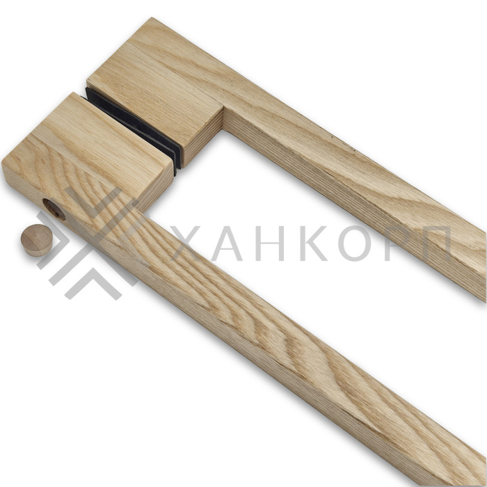 Ручка для сауны FDR-173, 20х20х600 мм, ясень/бесцветный