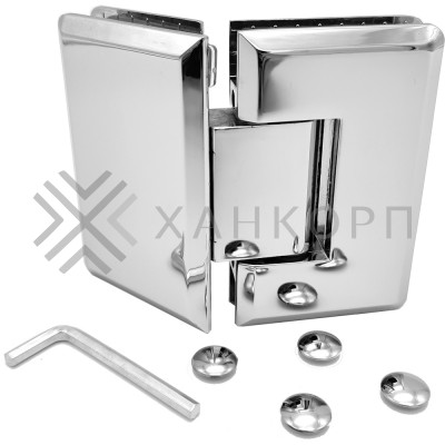 Петля Бета β FDP-24 стекло-стекло 135˚, цинк/хром