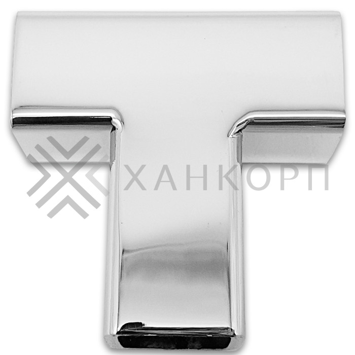 Соединитель FDC-63 трубы 15х15 Т-образный, нержавейка/полированный