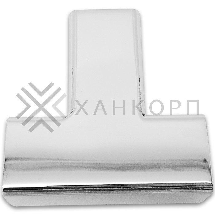 Соединитель FDC-63 трубы 15х15 Т-образный, нержавейка/полированный