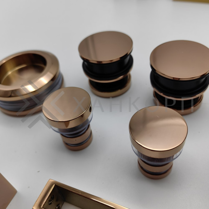 Раздвижная система Альфа FDS-1, нержавейка/розовое золото