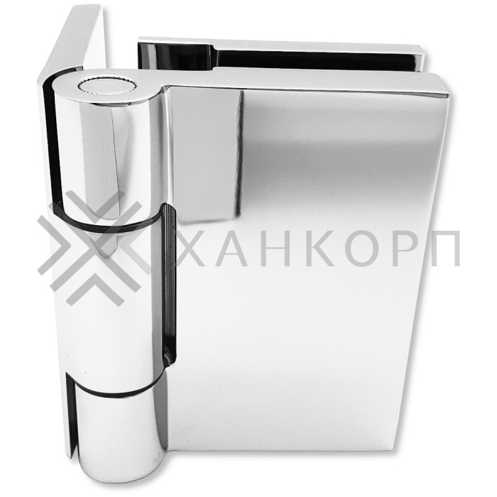 Петля Майя FDP-170 стена-стекло 90˚ открывание наружу, латунь/хром