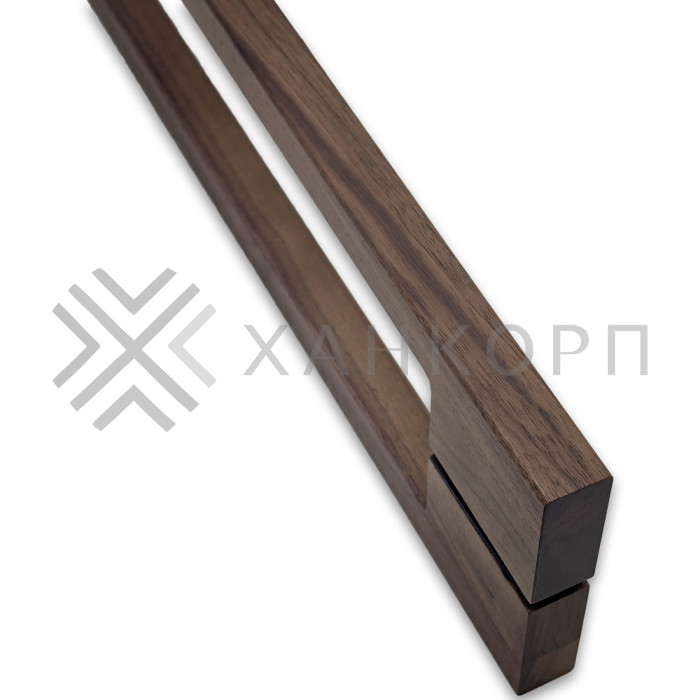 Ручка для сауны FDR-173, 20х20х600 мм, орех/бесцветный