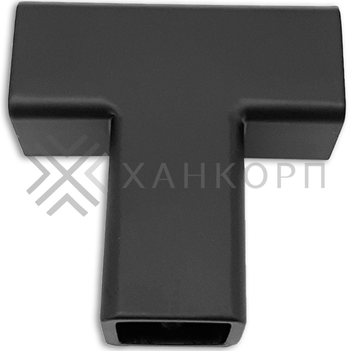 Соединитель FDC-63 трубы 15х15 Т-образный, нержавейка/черный