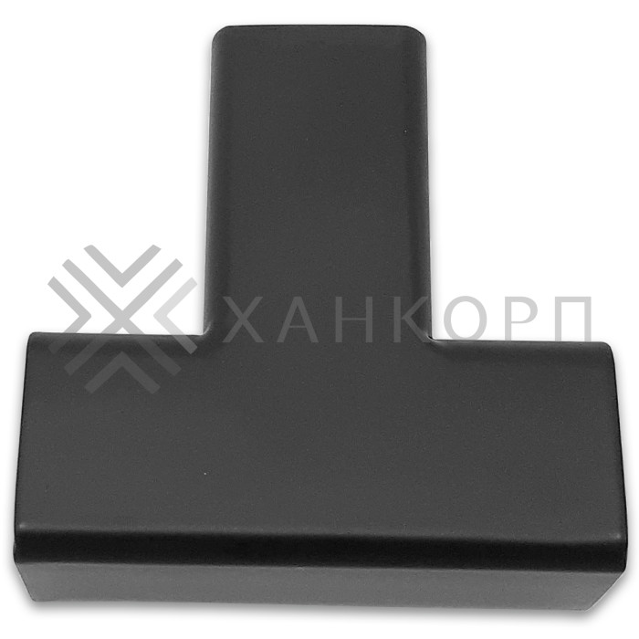 Соединитель FDC-63 трубы 15х15 Т-образный, нержавейка/черный