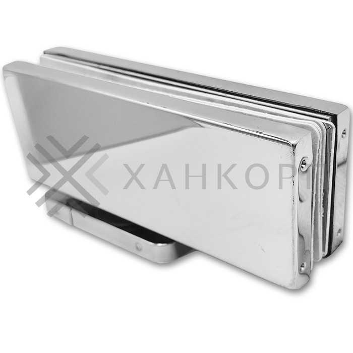 Петля с доводчиком FKD-04 нагрузка от 60 до 85 кг, нержавейка/полированный