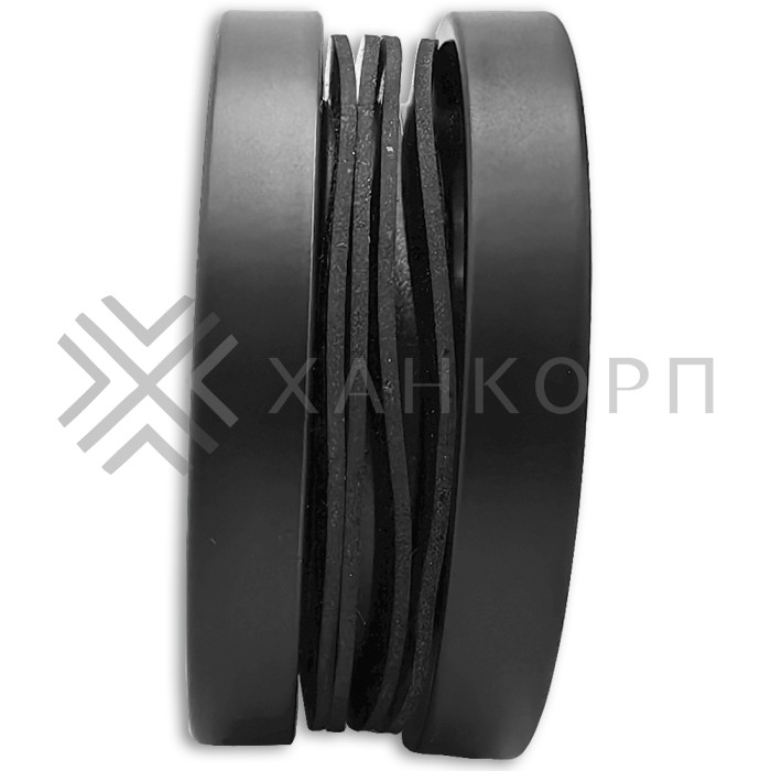 Ручка купе FDR-12, нержавейка/черный