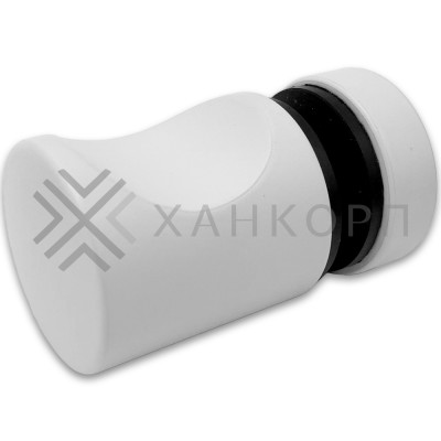 Ручка кноб FDR-64, нержавейка/белый