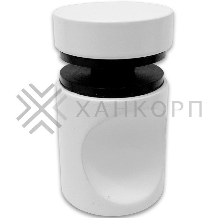 Ручка кноб FDR-64, нержавейка/белый