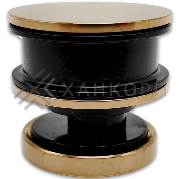 Ролик FDS-30 с креплением к стеклу, нержавейка/розовое золото