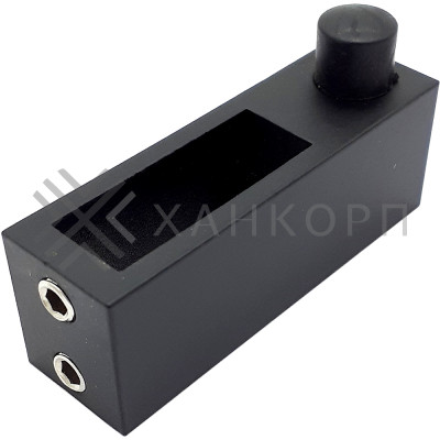 Стопор FDS-35 на трубу 30 х 10 мм, нержавейка/черный