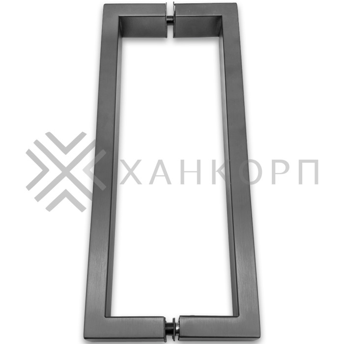 Ручка скоба FDR-78, 15х30х270х1.0 мм, нержавейка/оружейная сталь