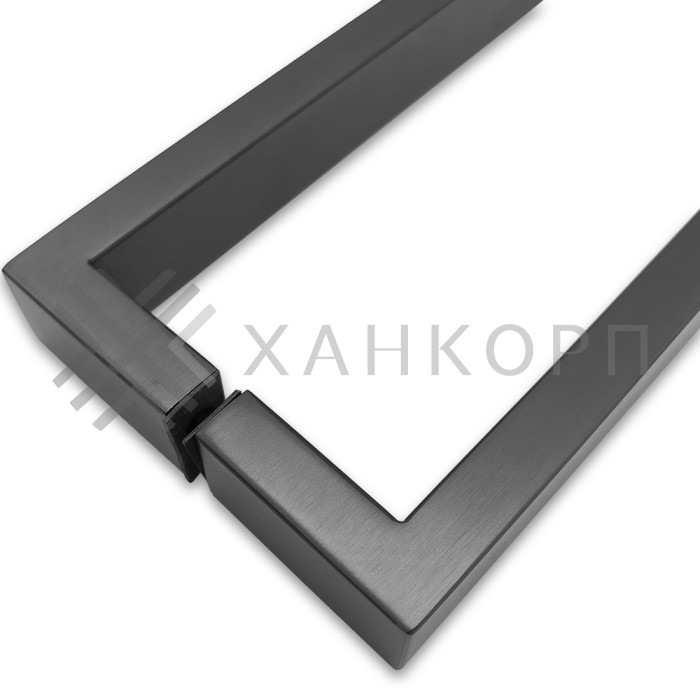 Ручка скоба FDR-78, 15х30х270х1.0 мм, нержавейка/оружейная сталь