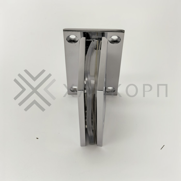 Петля Альфа α FDP-11 стена-стекло центральное крепление, цинк/хром